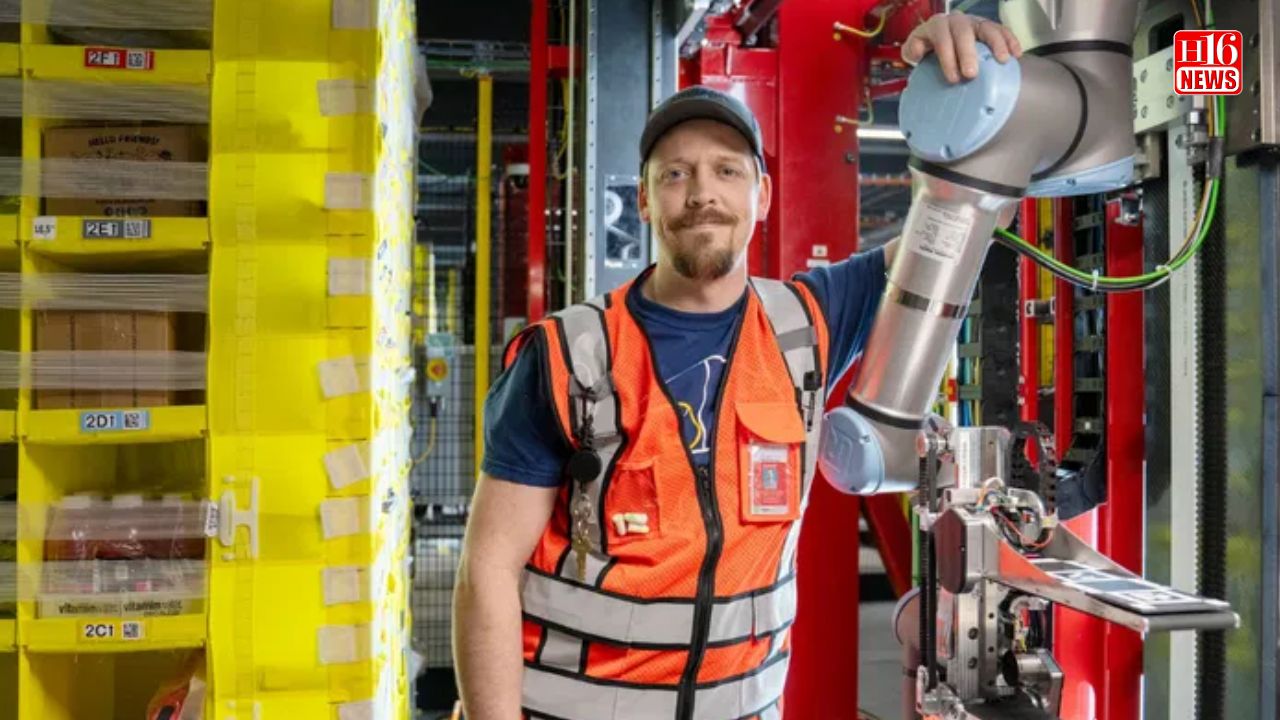 Amazon Vulcan robot can feel what it touches, works like a human hand